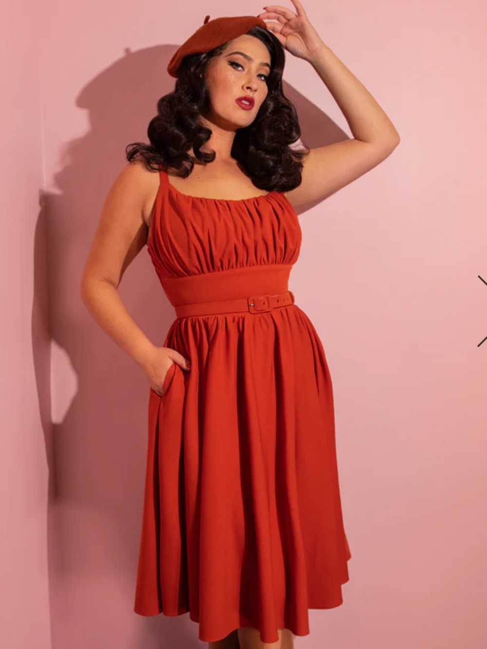 Vixen by Micheline Pitt Pumpkin Spice Ingenue Dress 3x